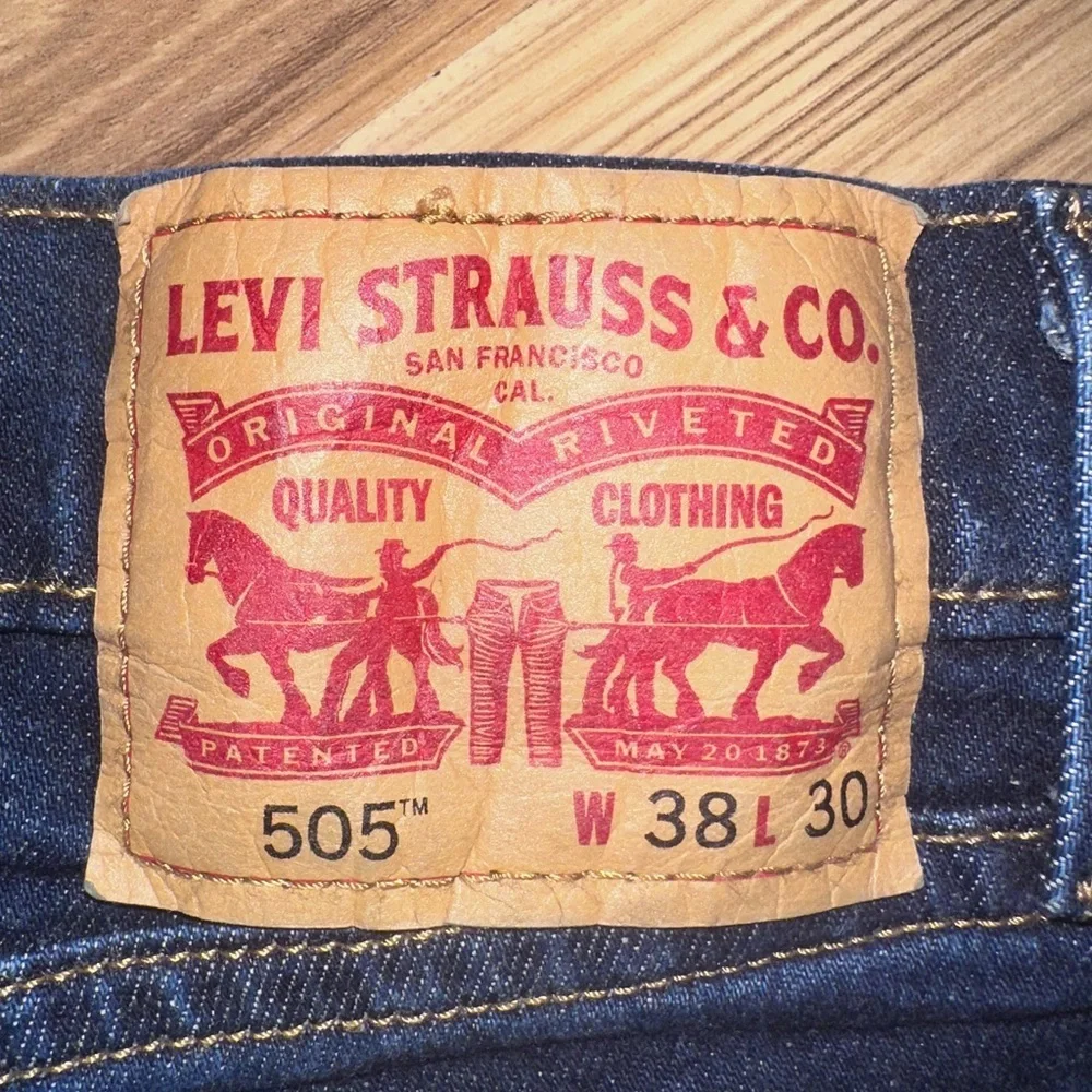 Levi's Men's Straight Jeans - Dark Blue size W38 xL30